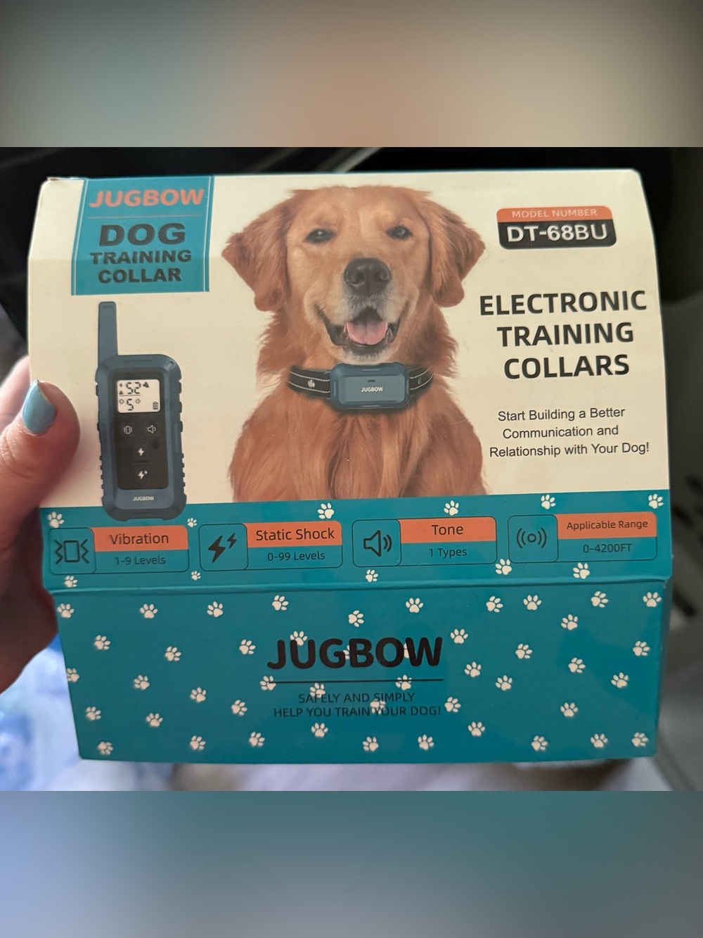 Jugbow Electronic Dog Training Collar - Teal